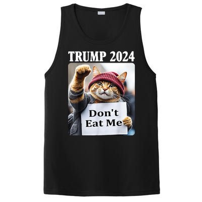 Trump 2024 Dont Eat Me Funny Cat Election PosiCharge Competitor Tank