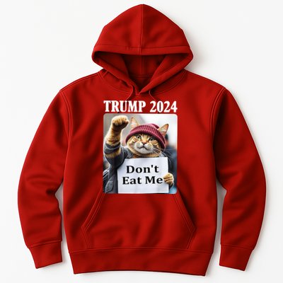 Trump 2024 Dont Eat Me Funny Cat Election Hoodie