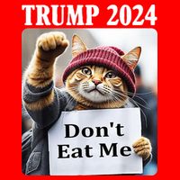 Trump 2024 Dont Eat Me Funny Cat Election 16 in Basic Backpack