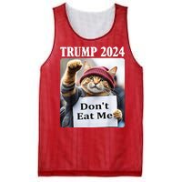 Trump 2024 Dont Eat Me Funny Cat Election Mesh Reversible Basketball Jersey Tank