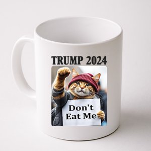 Trump 2024 Dont Eat Me Funny Cat Election Coffee Mug