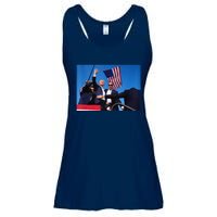 Trump 2024 Donald Trump Fist Pump Ladies Essential Flowy Tank