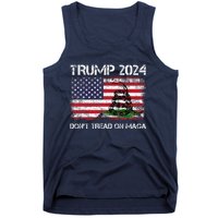 Trump 2024 DonT Tread On Maga American Us Flag Snake Tank Top