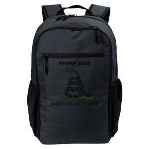 Trump 2024 DonT Tread On Maga Snake Rattlesnake On Grass Daily Commute Backpack