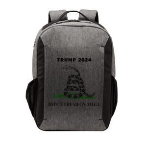 Trump 2024 DonT Tread On Maga Snake Rattlesnake On Grass Vector Backpack