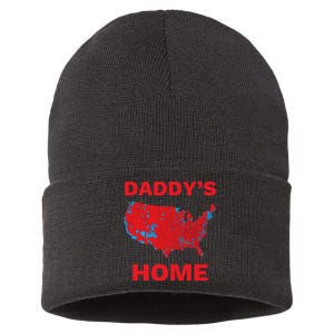 Trump 2024 DaddyS Home Trump Won 2024 Electoral College Map Sustainable Knit Beanie