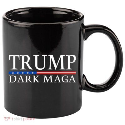 Trump 2024 Dark Maga President Donald Trump 11oz C Handle Ceramic Mug