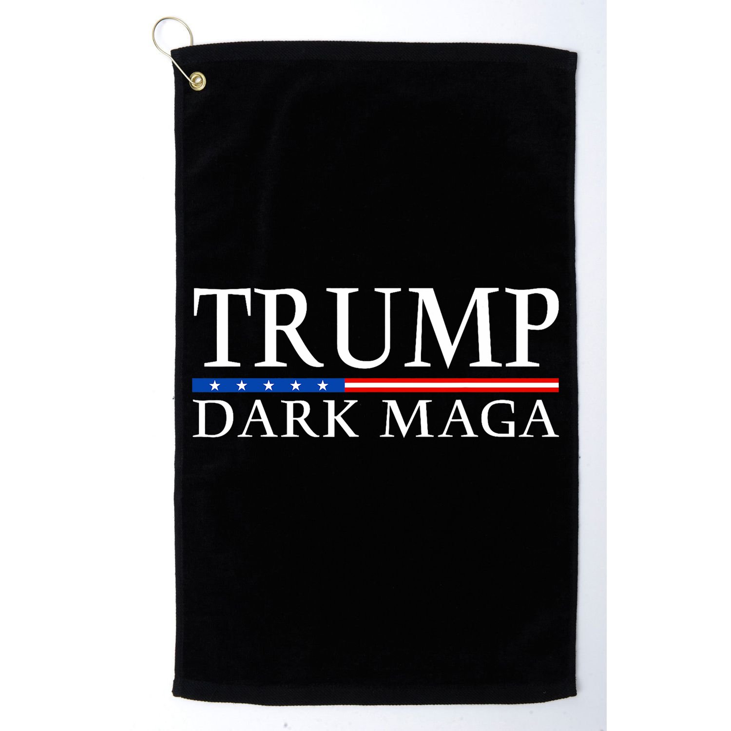 Trump 2024 Dark Maga President Donald Trump Golf Towel