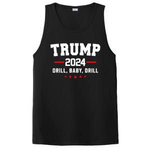 Trump 2024 Drill Baby Drill Funny Pro Trump PosiCharge Competitor Tank