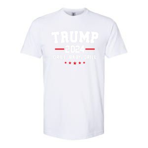 Trump 2024 Drill Baby Drill Funny Pro Trump Softstyle CVC T-Shirt