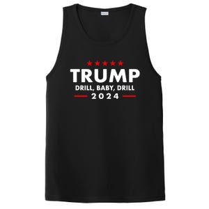 Trump 2024 Drill Baby Drill Funny Pro Trump PosiCharge Competitor Tank