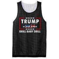 Trump 2024 Drill Baby Drill Funny Pro Trump Mesh Reversible Basketball Jersey Tank