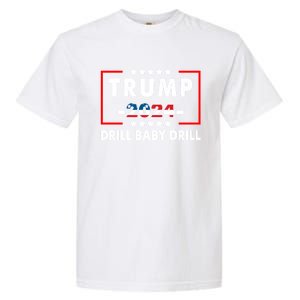 Trump 2024 Drill Baby Drill Funny Pro Trump Garment-Dyed Heavyweight T-Shirt