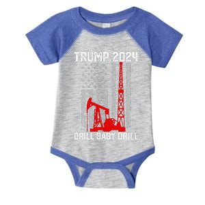 Trump 2024 Drill Baby Drill Infant Baby Jersey Bodysuit