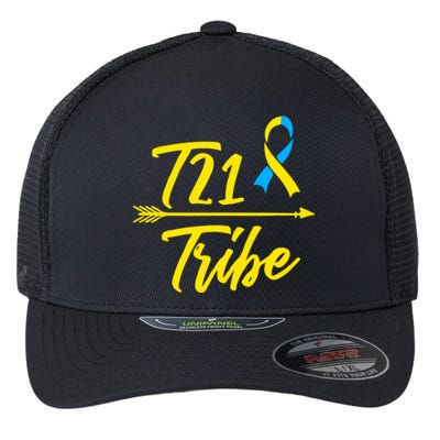 Trisomy 21 Down Syndrome Awareness Gift Flexfit Unipanel Trucker Cap