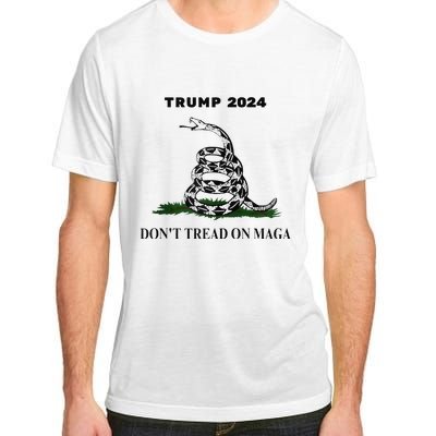 Trump 2024 DonT Tread On Maga Snake Rattlesnake Yellow Flag Adult ChromaSoft Performance T-Shirt