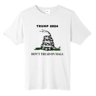 Trump 2024 DonT Tread On Maga Snake Rattlesnake Yellow Flag Tall Fusion ChromaSoft Performance T-Shirt