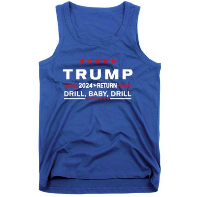 Trump 2024 Drill Drill The Return Gift Tank Top