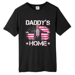 Trump 2024 Daddys Home Funny Trump Gift Tall Fusion ChromaSoft Performance T-Shirt