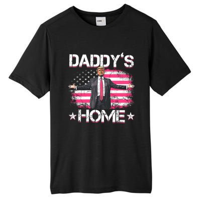 Trump 2024 Daddys Home Funny Trump Gift Tall Fusion ChromaSoft Performance T-Shirt