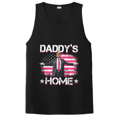 Trump 2024 Daddys Home Funny Trump Gift PosiCharge Competitor Tank