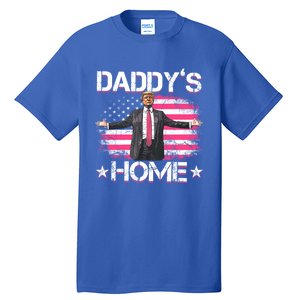 Trump 2024 Daddys Home Funny Trump Gift Tall T-Shirt