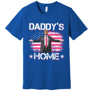 Trump 2024 Daddys Home Funny Trump Gift Premium T-Shirt