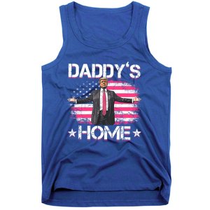 Trump 2024 Daddys Home Funny Trump Gift Tank Top