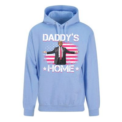 Trump 2024 Daddys Home Funny Trump Gift Unisex Surf Hoodie