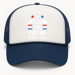 Trump 2024 | Drain The Swamp | Support Donald Trump Trucker Hat