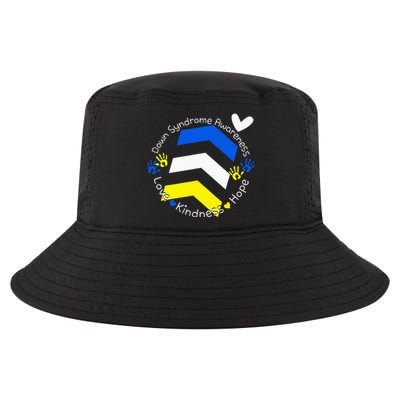 Trisomy 21 Down Syndrome Extra Three Chromosome Arrows Cool Comfort Performance Bucket Hat