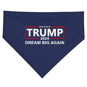 Trump 2024 Dream Big Again USA-Made Doggie Bandana