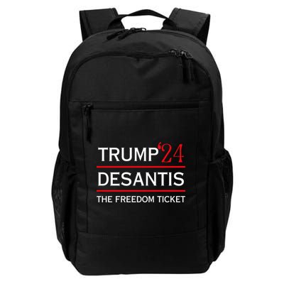 Trump 24 Desantis The Freedom Ticket Backpack