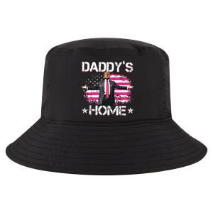 Trump 2024 Daddys Home Funny Trump Pink Cool Comfort Performance Bucket Hat