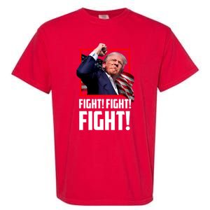 Trump 2024 Donald Trump Fight Fighting Fighters Supporters Americans Garment-Dyed Heavyweight T-Shirt