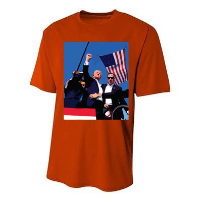 Trump 2024 Donald Trump Fist Pump Performance Sprint T-Shirt