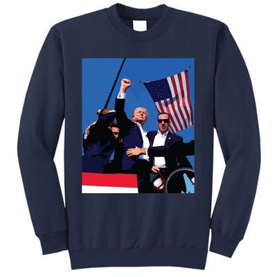 Trump 2024 Donald Trump Fist Pump Sweatshirt