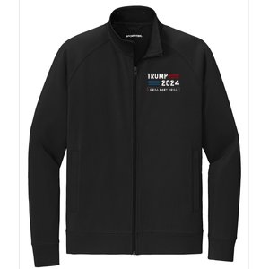 Trump 2024 Drill Baby Drill Stretch Full-Zip Cadet Jacket