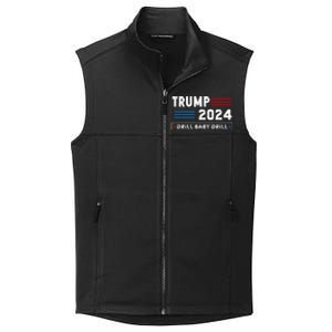 Trump 2024 Drill Baby Drill Collective Smooth Fleece Vest