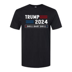 Trump 2024 Drill Baby Drill Softstyle CVC T-Shirt