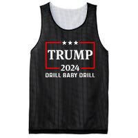 Trump 2024 Drill Baby Drill Mesh Reversible Basketball Jersey Tank