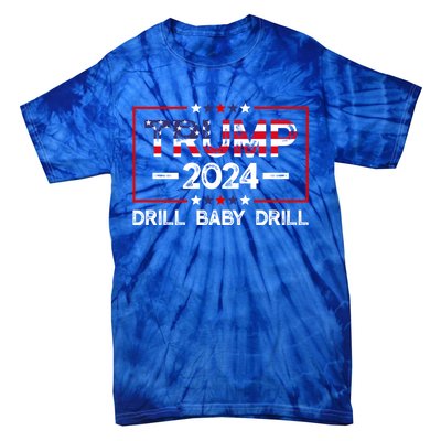 Trump 2024 Drill Baby Drill Tie-Dye T-Shirt