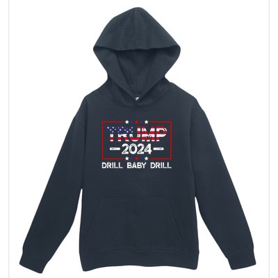 Trump 2024 Drill Baby Drill Urban Pullover Hoodie