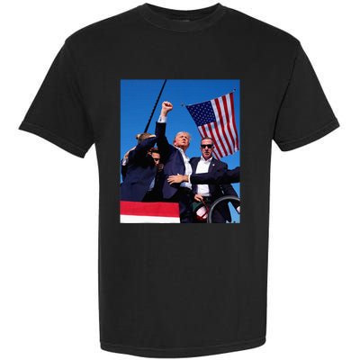 Trump 2024 Donald Trump Fist Pump Garment-Dyed Heavyweight T-Shirt