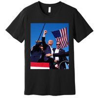 Trump 2024 Donald Trump Fist Pump Premium T-Shirt