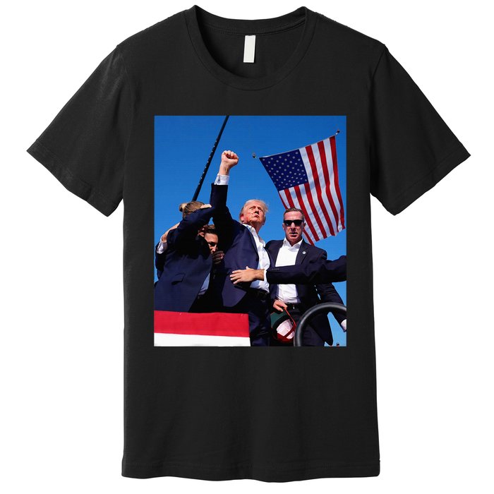 Trump 2024 Donald Trump Fist Pump Premium T-Shirt