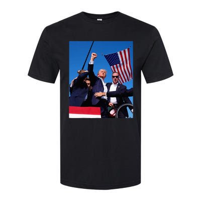 Trump 2024 Donald Trump Fist Pump Softstyle CVC T-Shirt