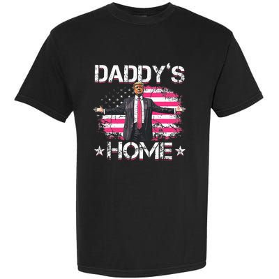 Trump 2024 Daddys Home Funny Trump Garment-Dyed Heavyweight T-Shirt