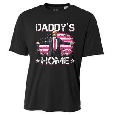 Trump 2024 Daddys Home Funny Trump Cooling Performance Crew T-Shirt