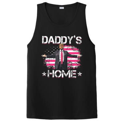 Trump 2024 Daddys Home Funny Trump PosiCharge Competitor Tank